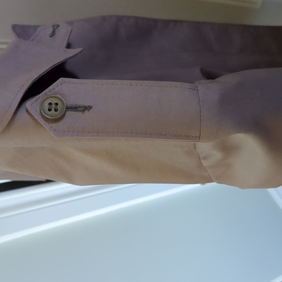 Vintage Lilac /Lavender raincoat/ trench coat - Picture 6 of 7